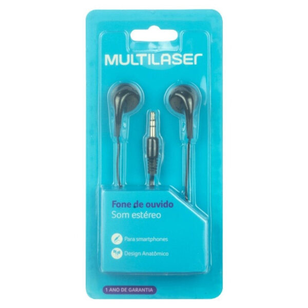FONE DE OUVIDO C/FIO MULTILASER PH314