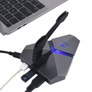 BUNGEE GAMER C/HUB 3 PORTAS USB 2.0+1 ENTRADA MICRO SD PRETO MB-200SI C3 TECH