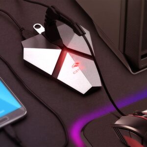 BUNGEE GAMER C/HUB 3 PORTAS USB 2.0+1 ENTRADA MICRO SD PRETO MB-200SI C3 TECH