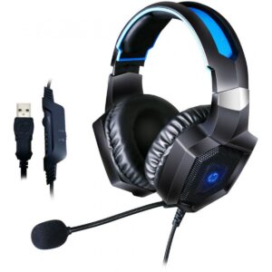 HEADSET GAMER PRETO LED USB SURROUND 7.1 H320GS HP