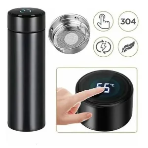 Garrafa Térmica Com Sensor Térmico e LED 500ML